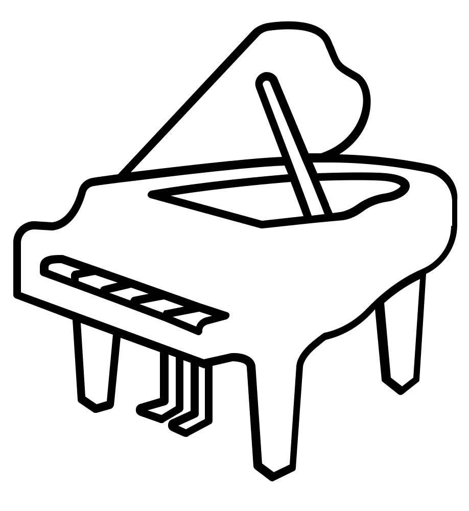đàn piano đơn giản