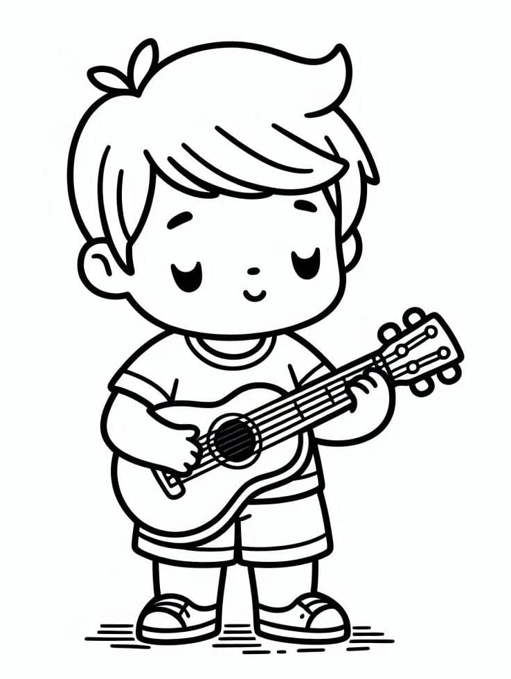 Cậu Bé Với Đàn Ukulele