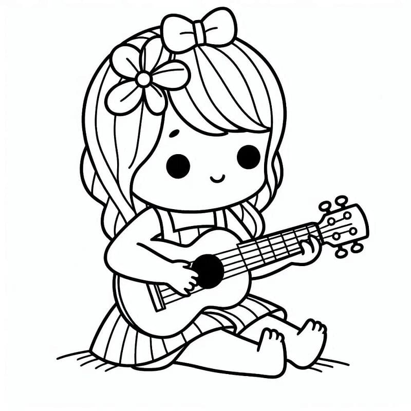 Cô Bé Với Đàn Ukulele
