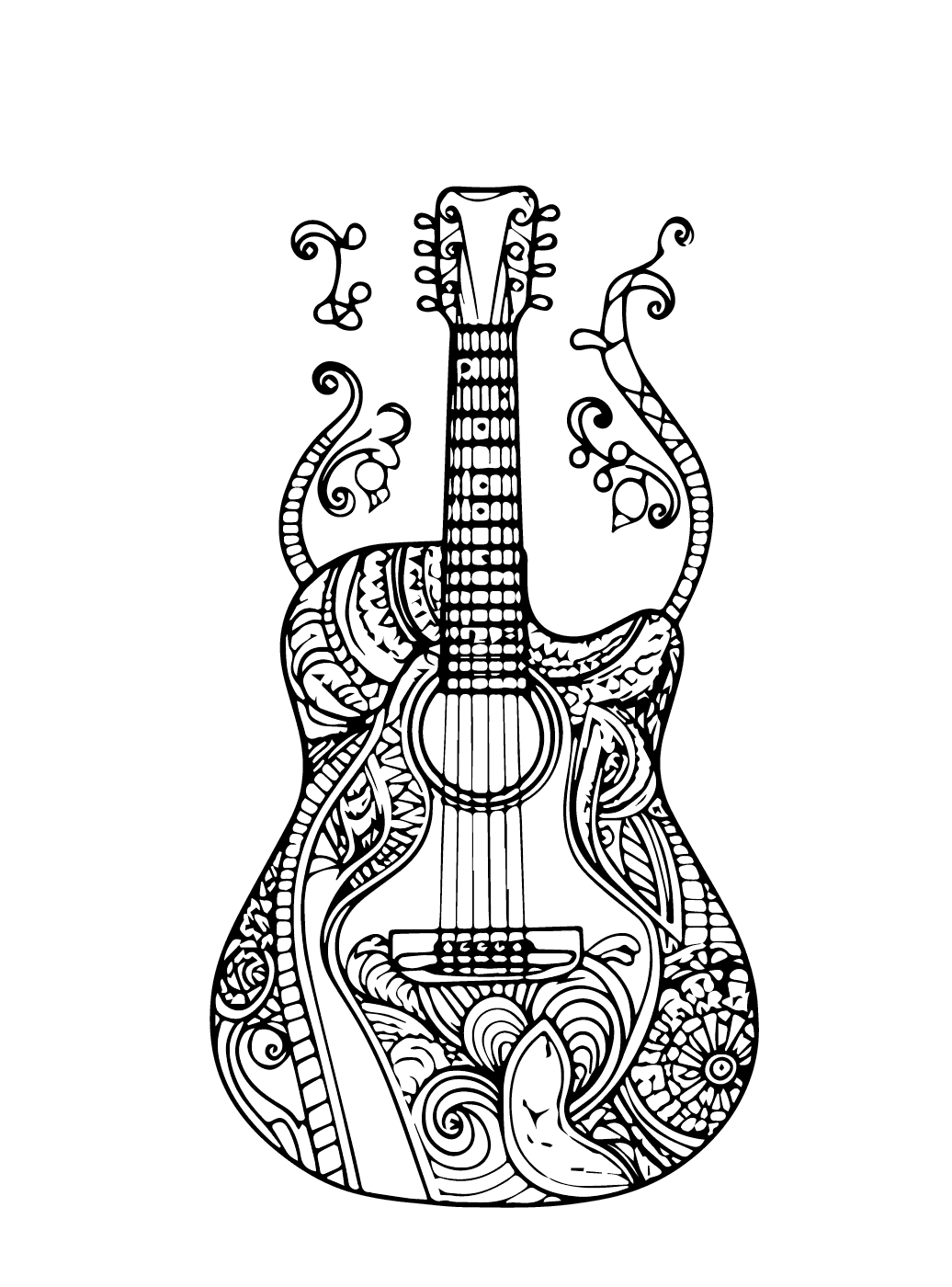 Đàn Guitar Đẹp Đẽ