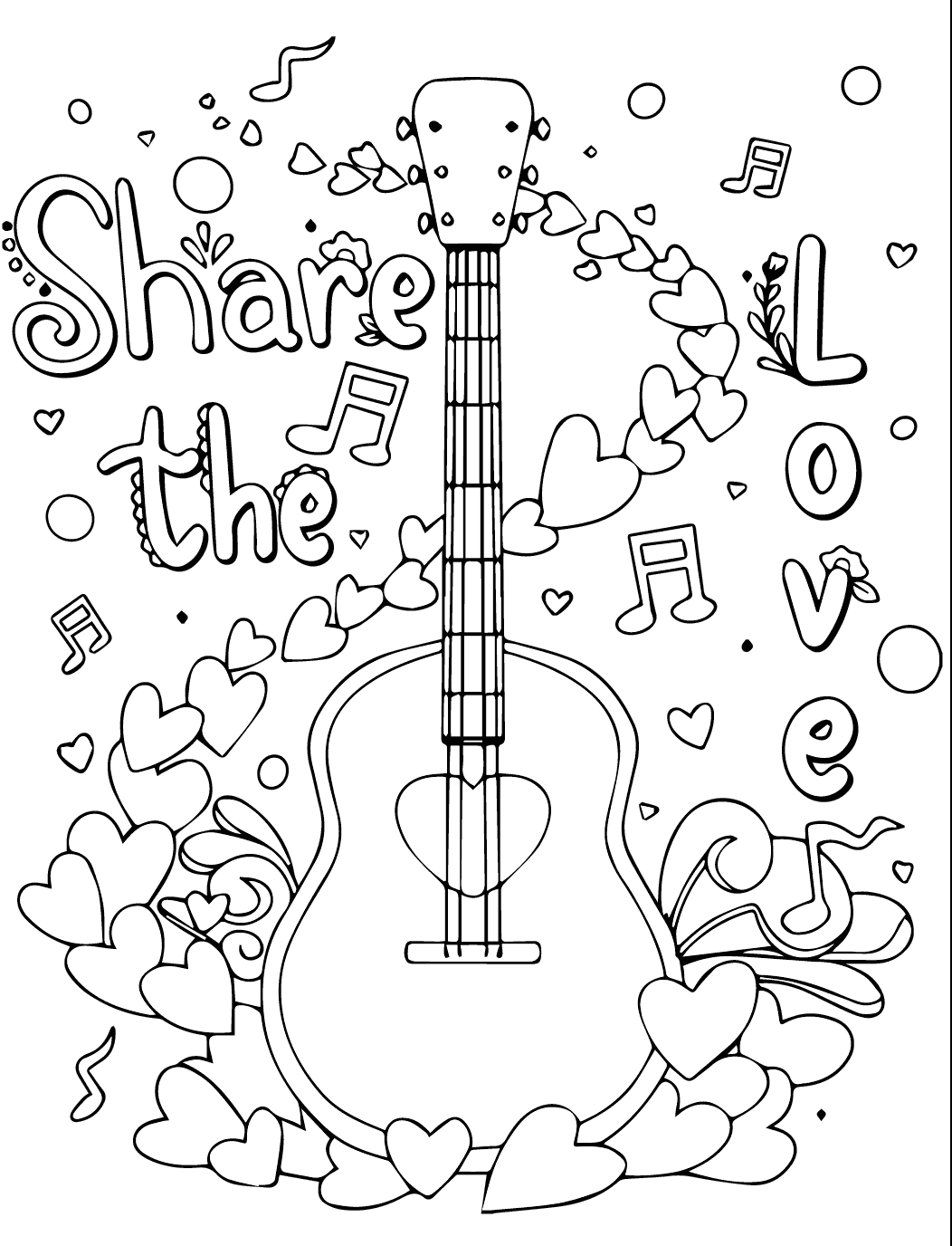 Đàn Guitar Với Trái Tim