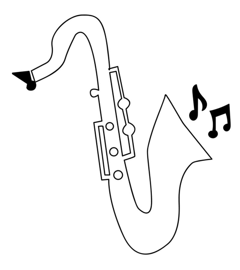 Kèn Saxophone Đơn Giản