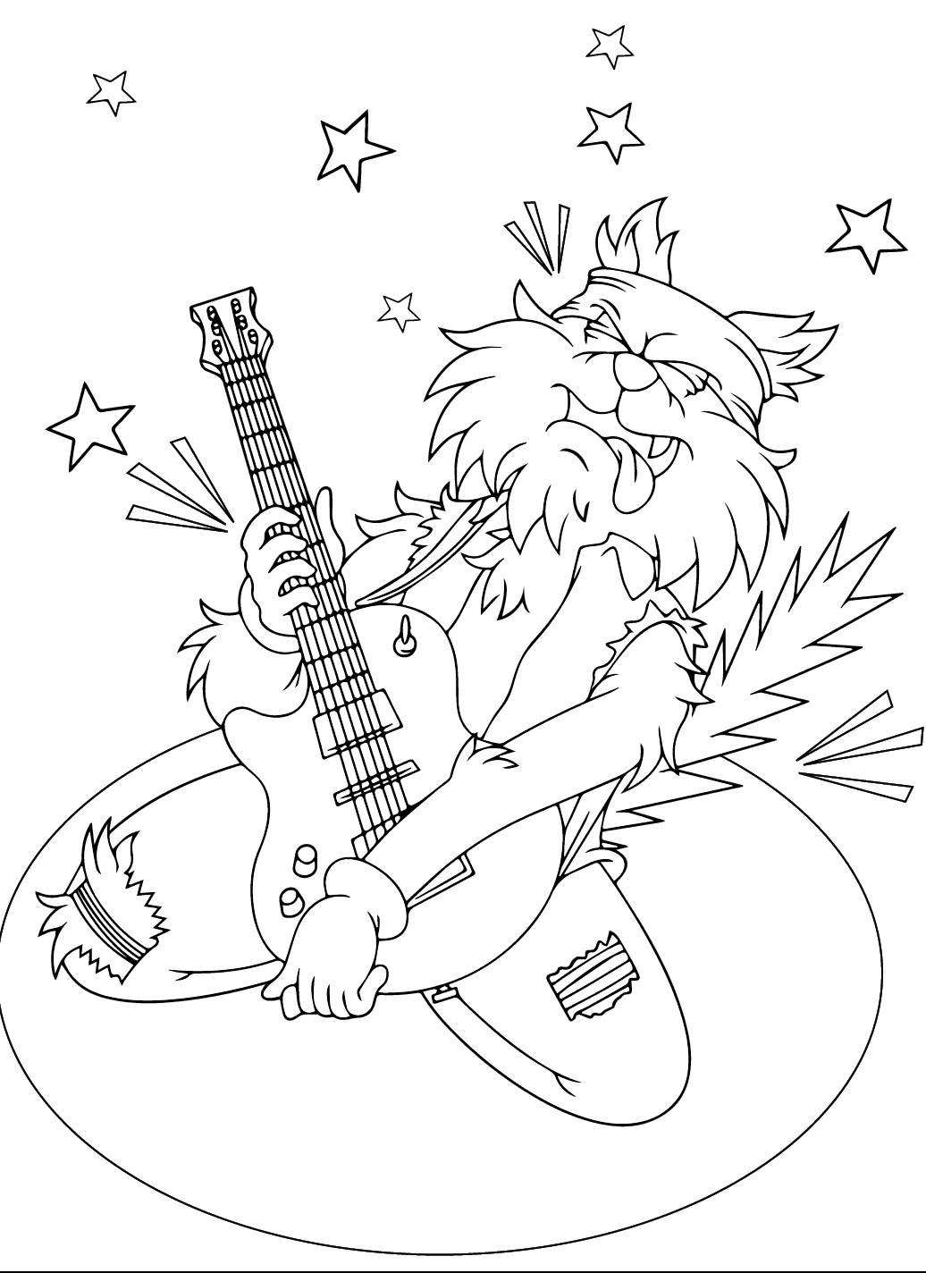 Mèo Chơi Đàn GuitaR