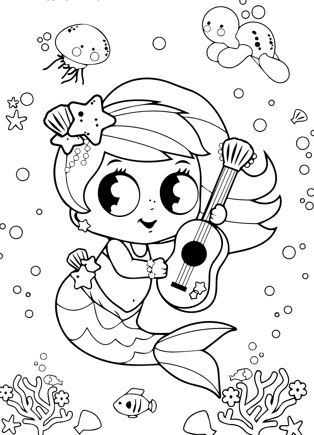 Nàng Tiên Cá Với Cây Đàn Guitar