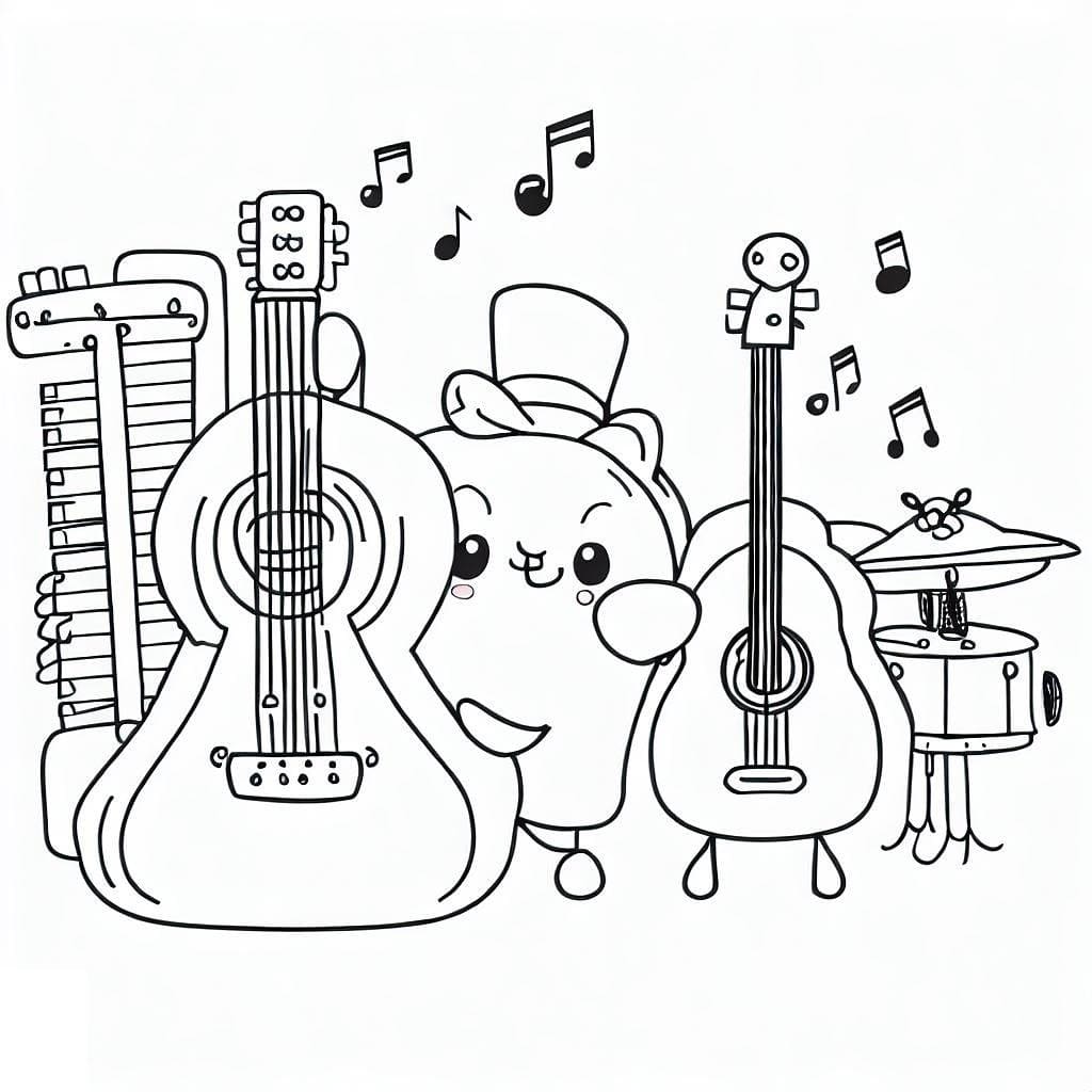 Nhạc Cụ Hoạt Hình