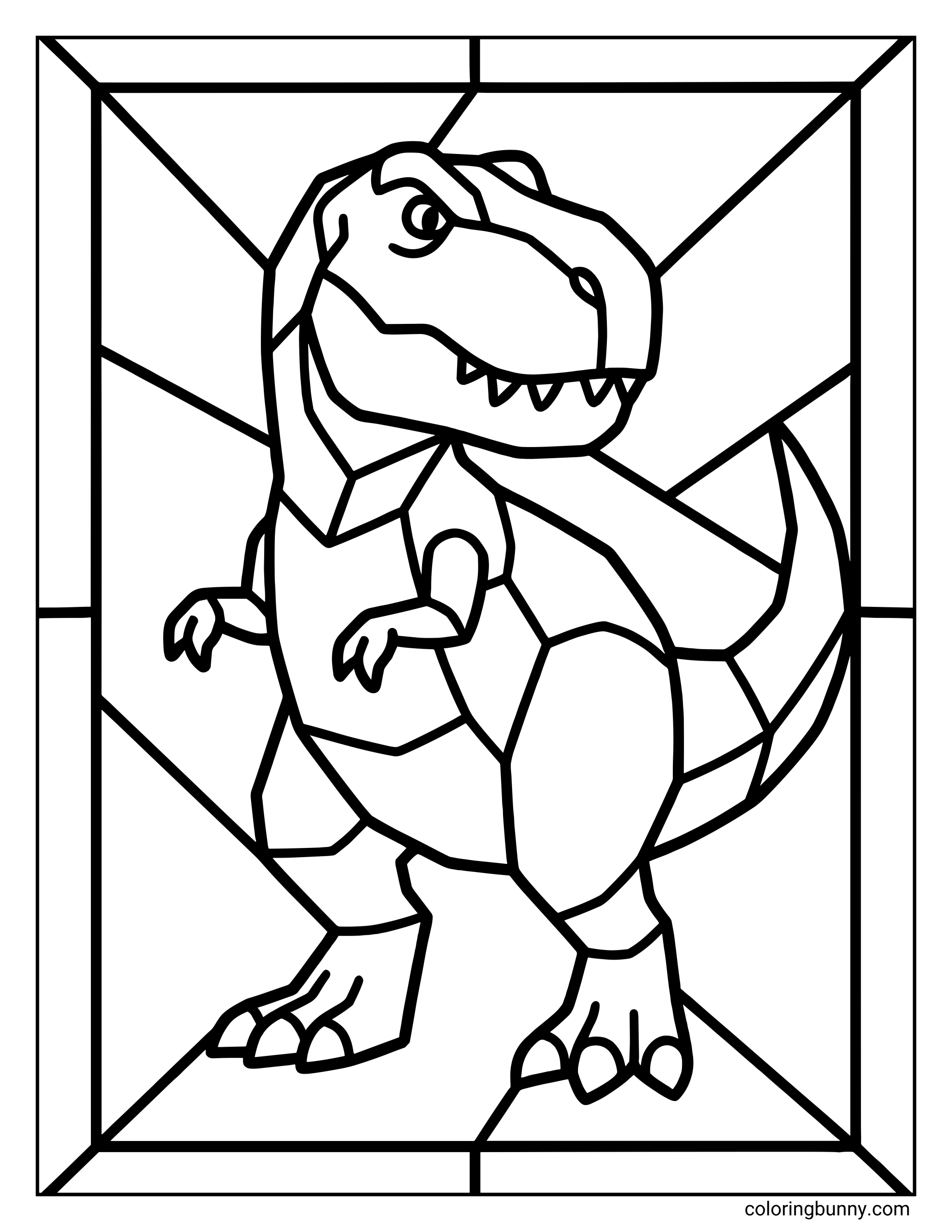 Tyrannosaurus Rex Kính Màu