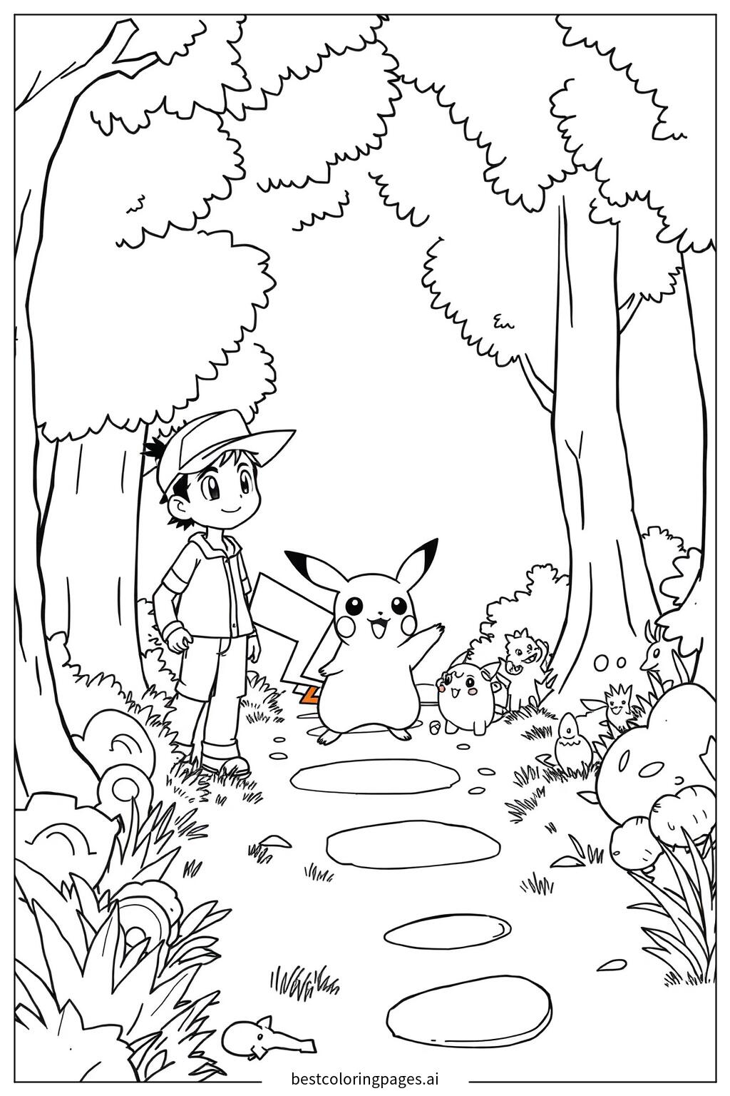 Ash and pikachu adventure