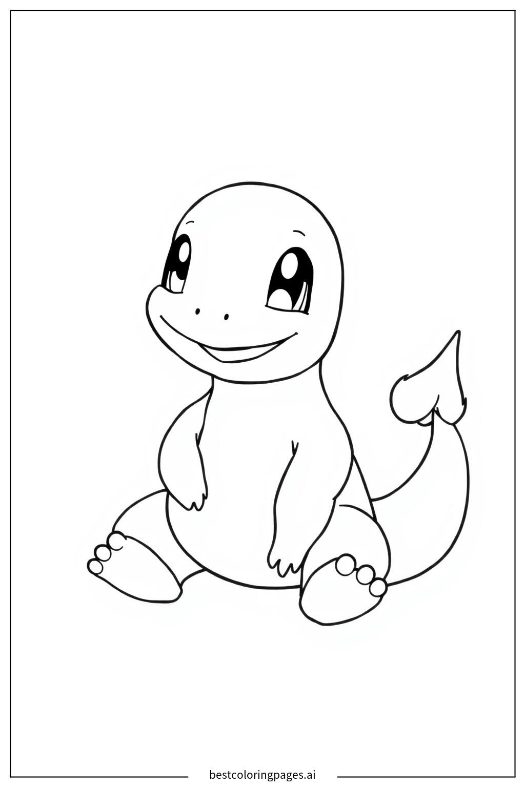 Charmander sitting