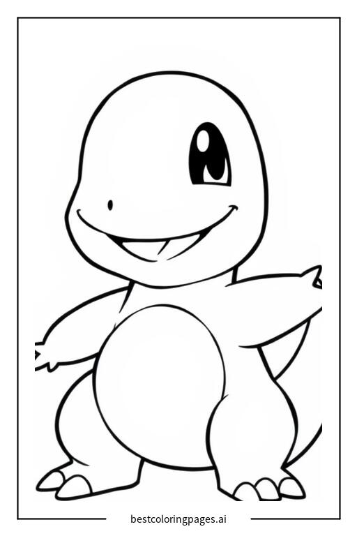 Charmander smiling