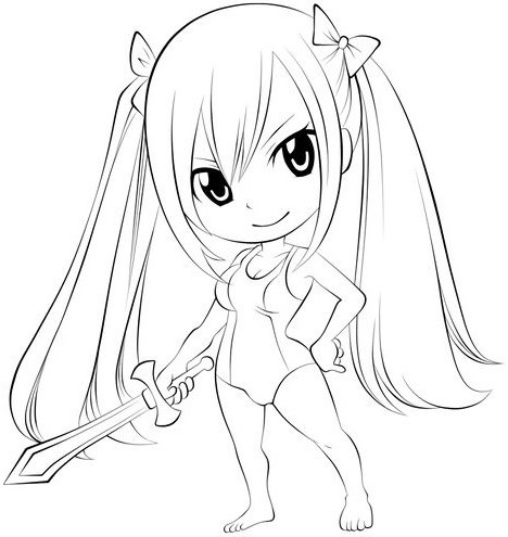 chibi erza scarlet