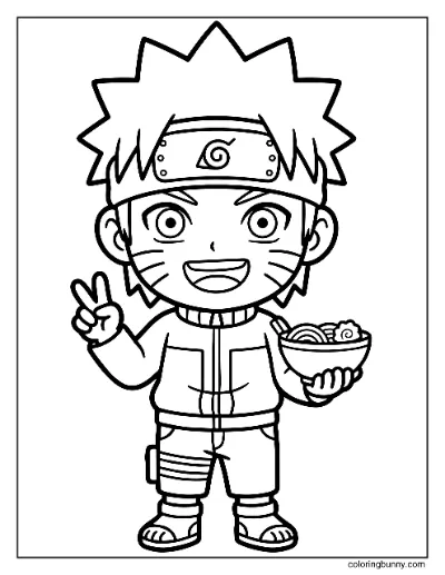 Trang Tô Màu Chibi Naruto