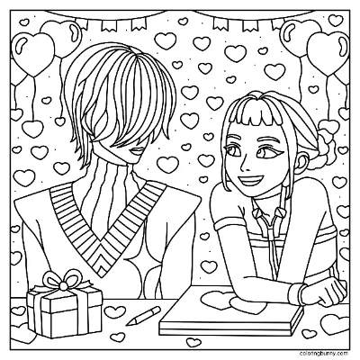 Tranh Tô Màu Ngày Valentine Của Zoey và Bí Ẩn