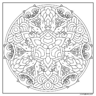 Trang Tô Màu Mandala Derpy KPop Thợ Săn Quỷ