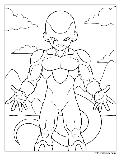 Frieza Trang Tô Màu Dragon Ball Z