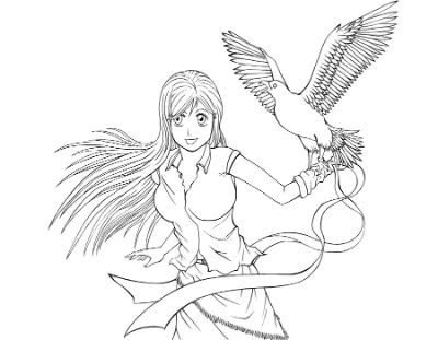 inoue orihime với đại bàng