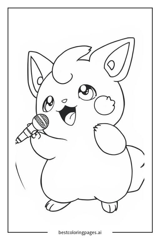 Jigglypuff singing