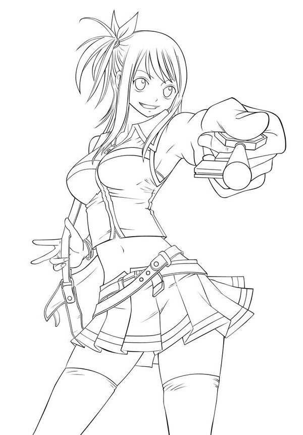 lucy với chiếc chìa khóa