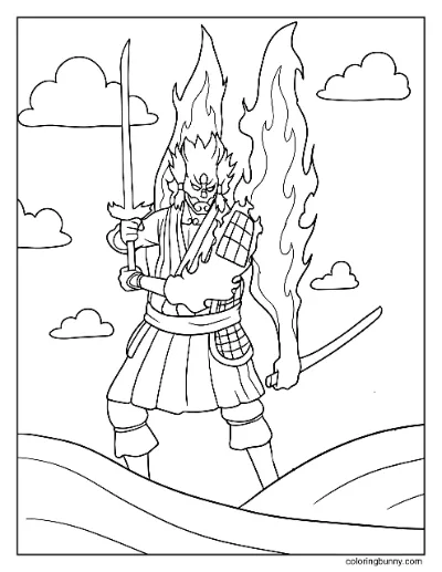 Trang Tô Màu Madara Susanoo