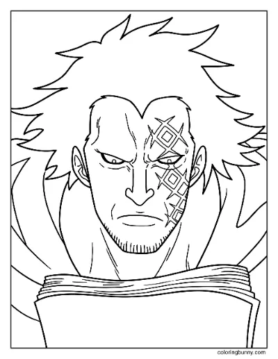 Trang Tô Màu Monkey D. Dragon One Piece