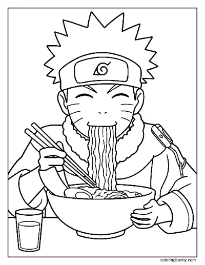 Naruto Uzumaki Ăn Ramen Tại Ichiraku