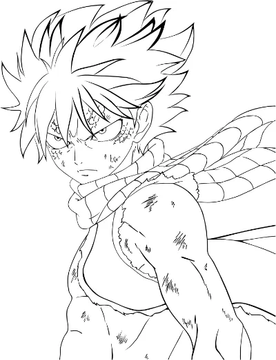 natsu đang chiến đấu