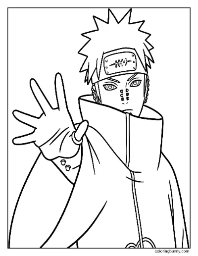 Trang Tô Màu Pain Rinnegan