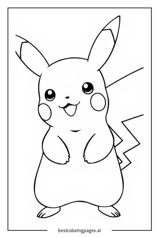 Pikachu standing