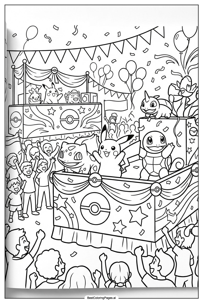 Pokemon carnival parade