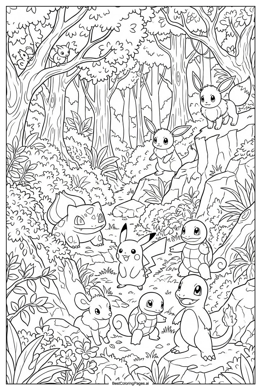 Pokemon forest adventure