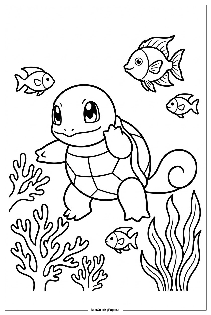Pokemon underwater world