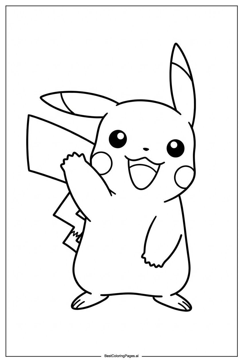 Pokemon waving hand