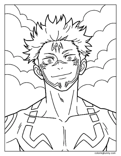 Trang Tô Màu Ryomen Sukuna