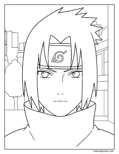 Trang Tô Màu Sasuke Uchiha