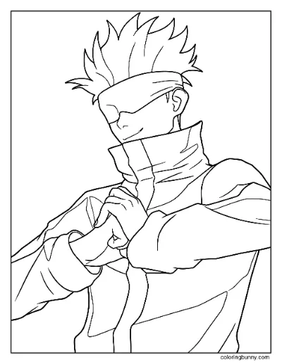 Trang Tô Màu Satoru Gojo