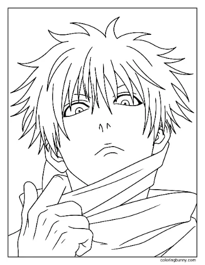 Trang Tô Màu Satoru Gojo Gỡ Bỏ Băng Che Mắt