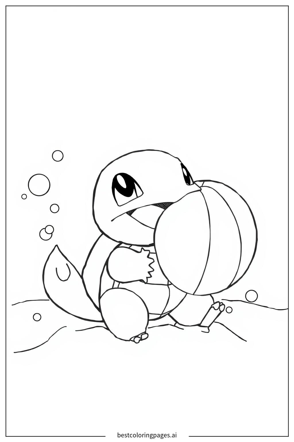 Squirtle playing