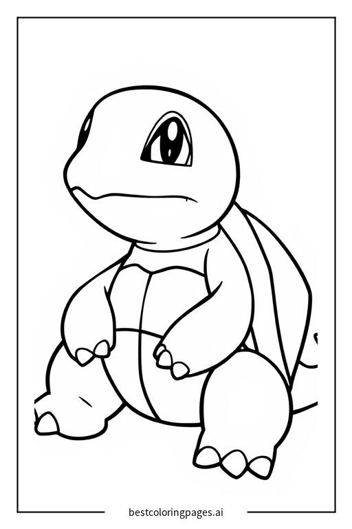 Squirtle sitting