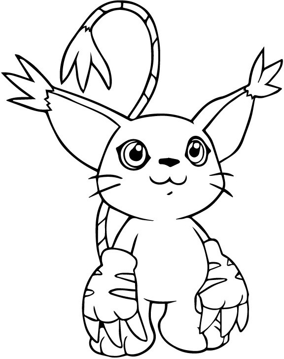 tailmon digimon vui vẻ