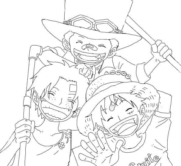 Ace, Sabo và Luffy