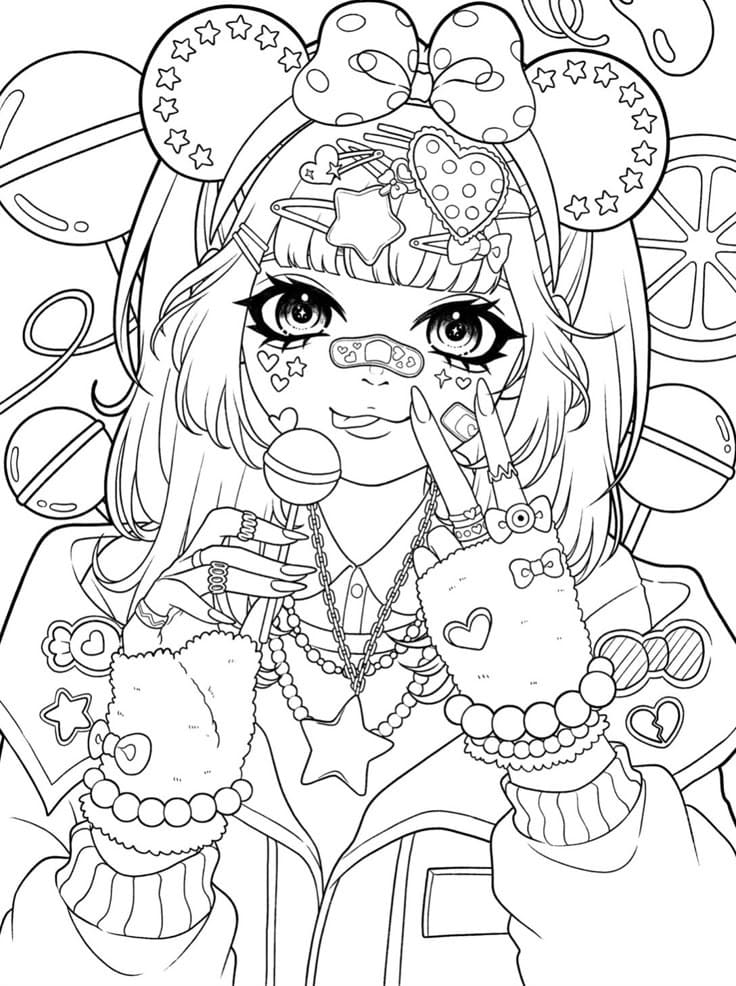 Anime Girl Cool Ngầu