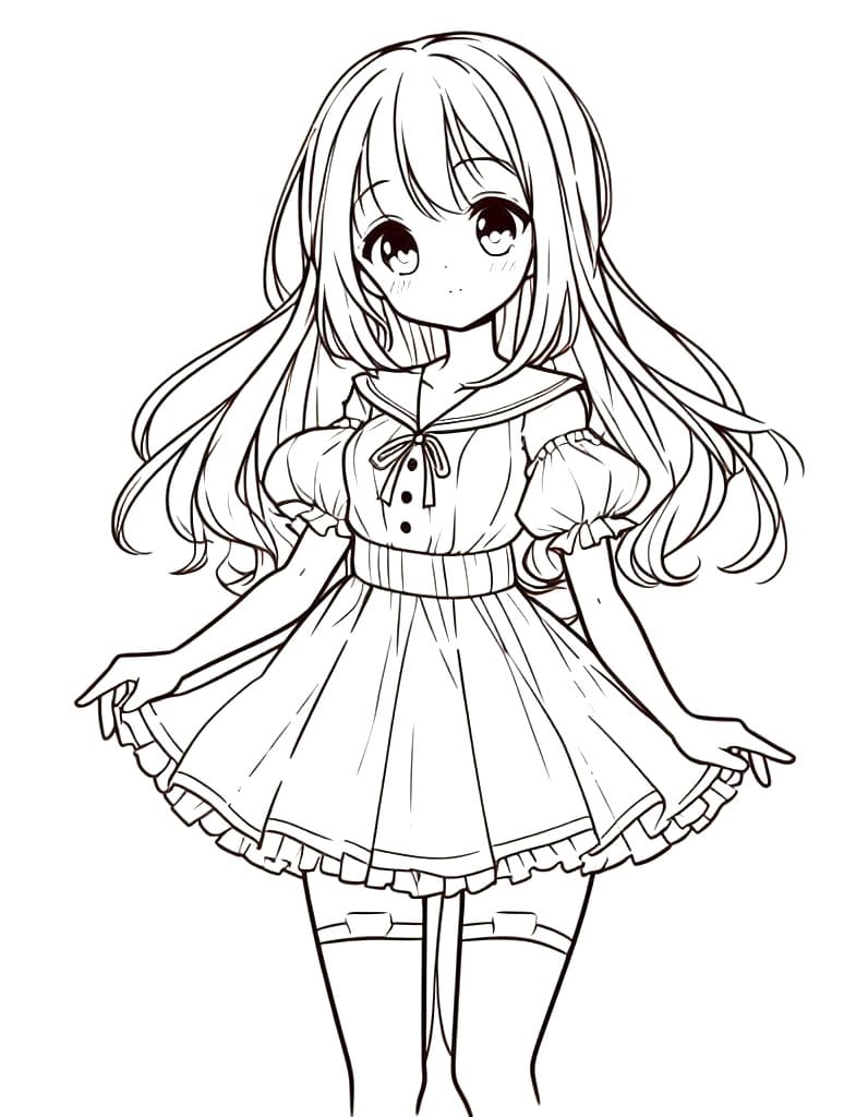 Anime Girl Ngầu Cute