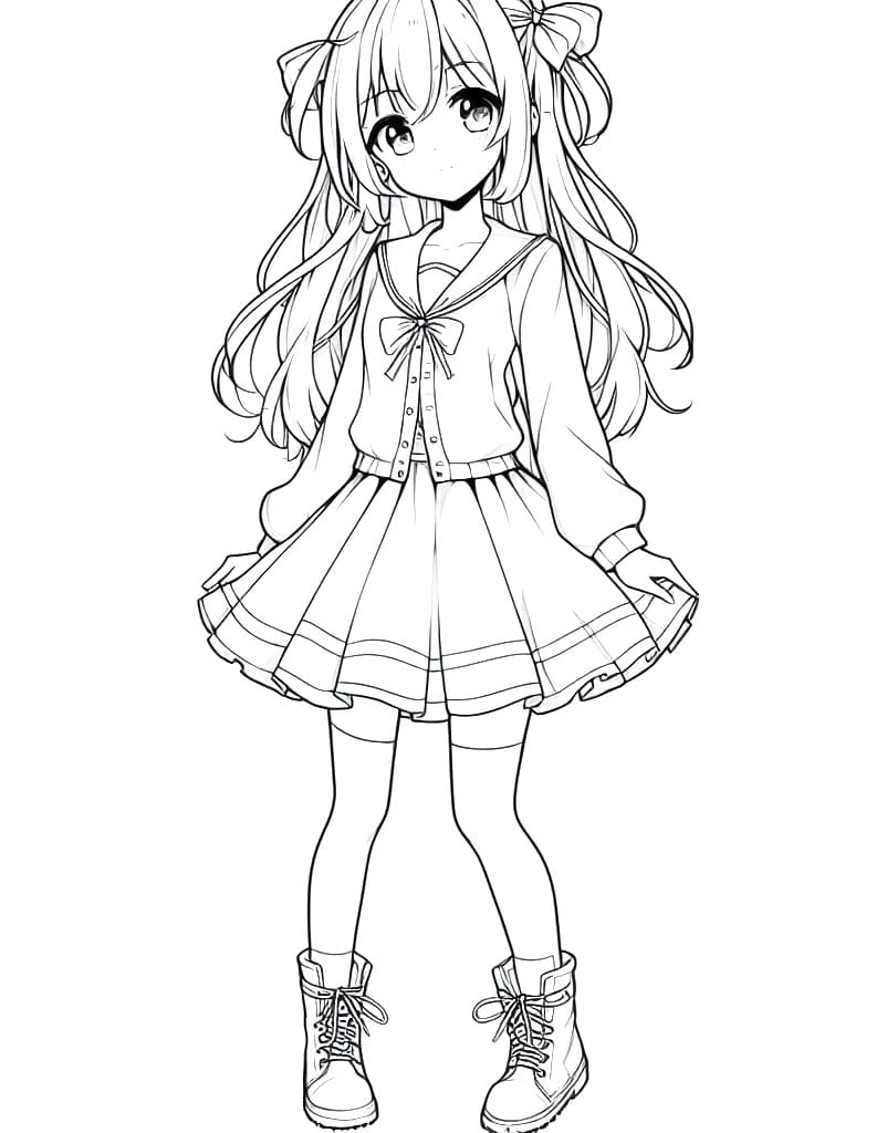 Anime Girl Ngầu Đáng Yêu