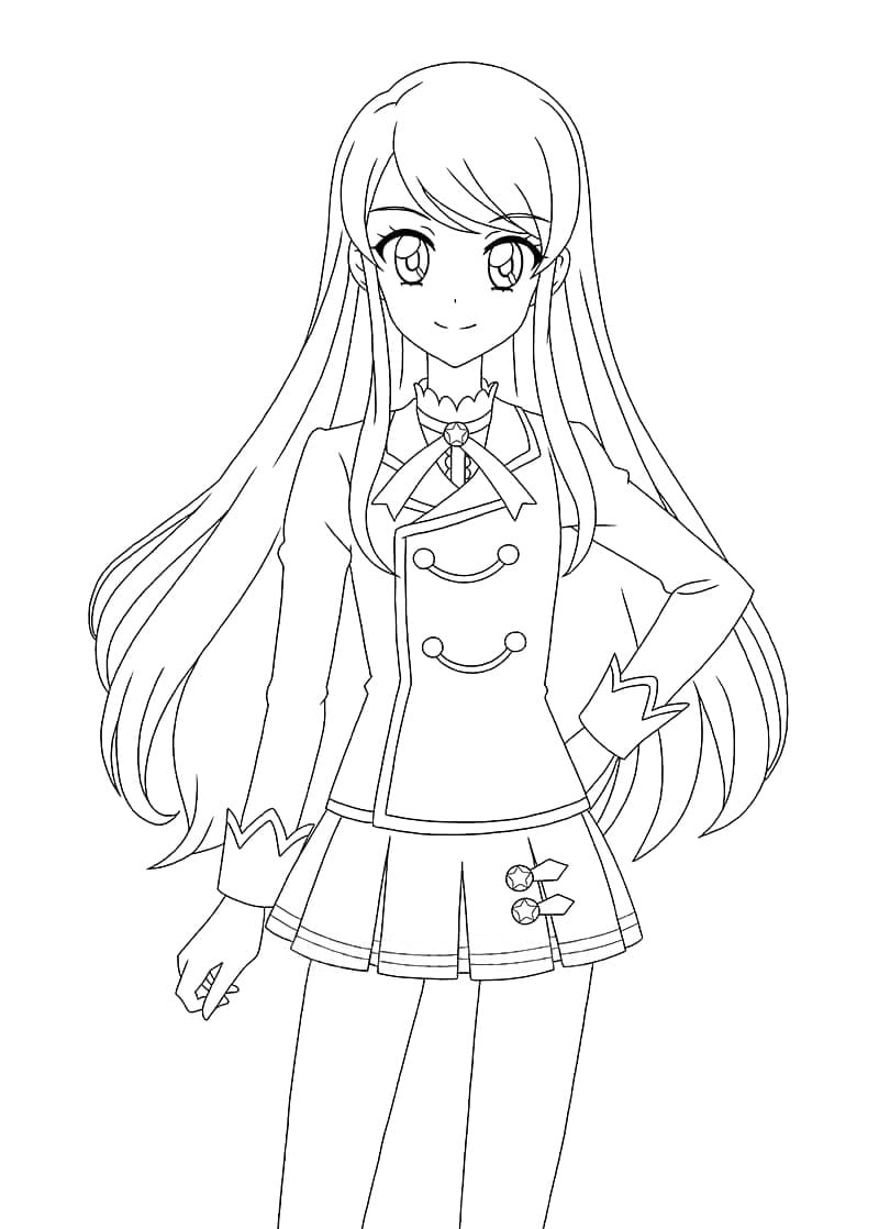 Anime Girl Ngầu Mỉm Cười