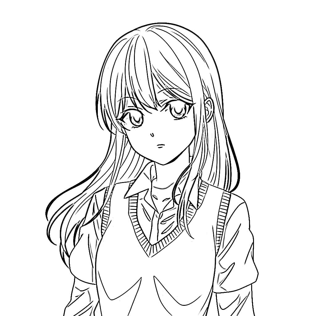 Anime Girl Ngầu và Đơn Giản