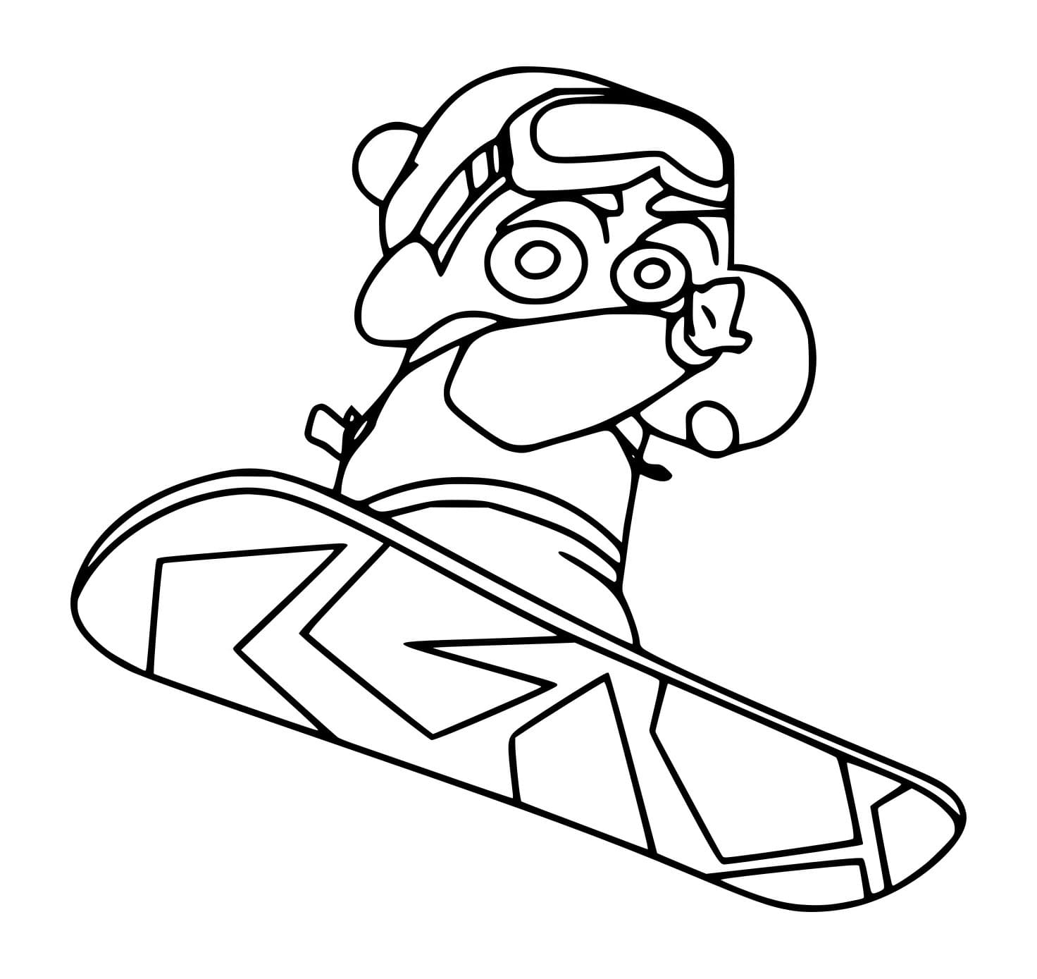 Cậu Bé Shin Chơi Ván Trượt