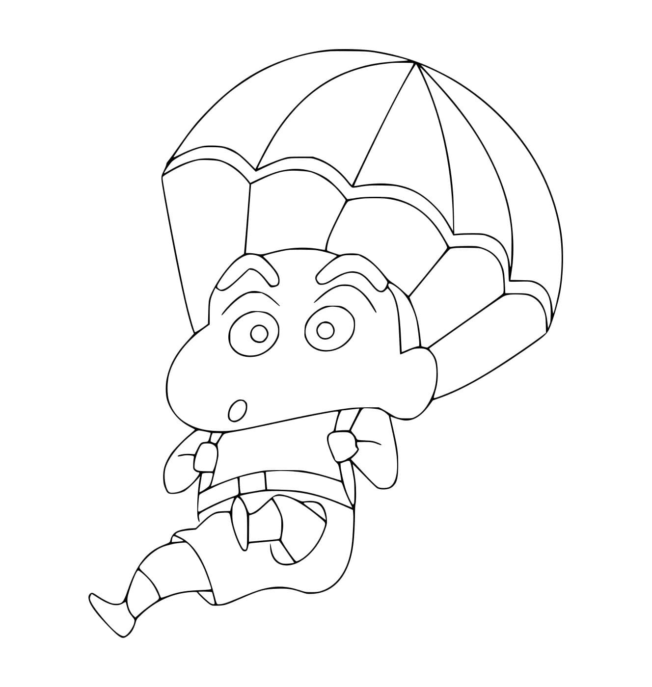 Cậu Bé Shin Nhảy Dù