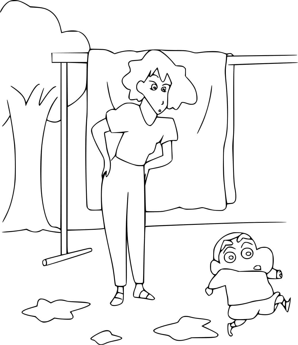 Cậu Bé Shin Và Mẹ