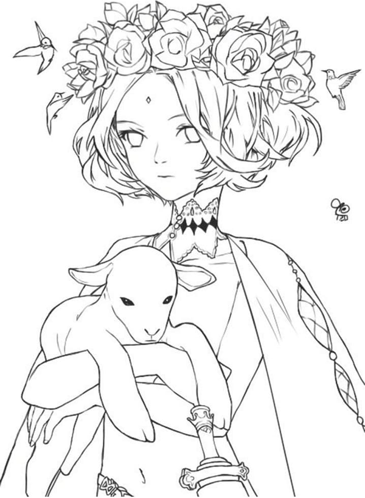 Tô Màu Công Chúa Anime