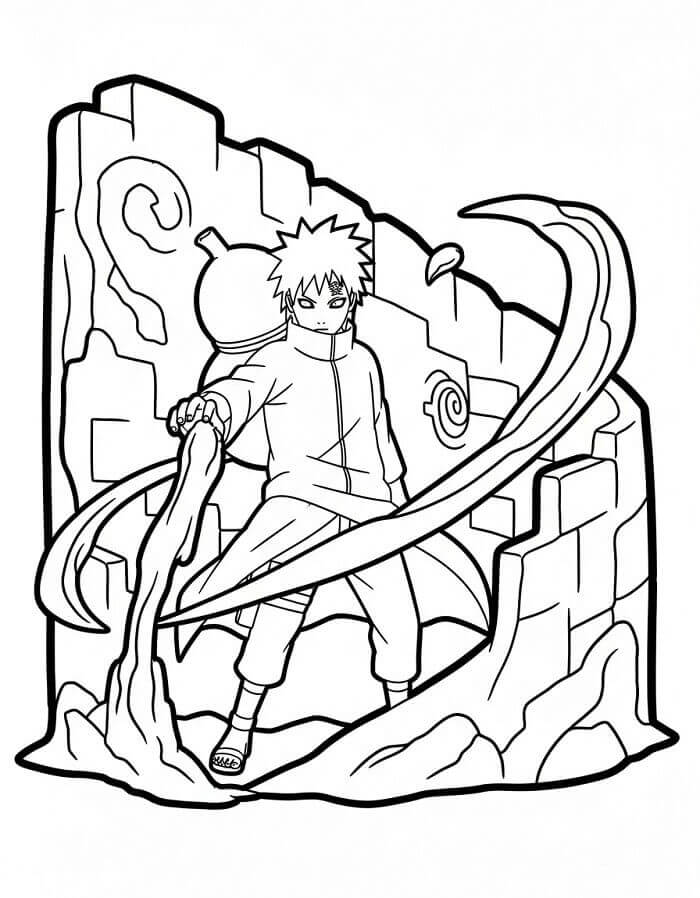 Gaara Chiến Đấu