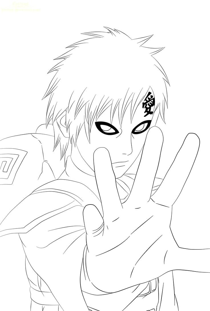 Gaara Trong Anime Naruto